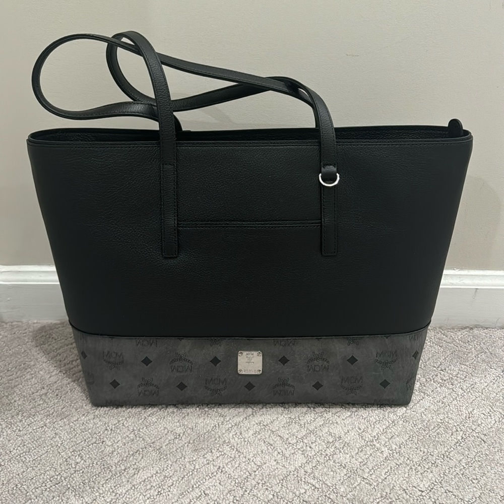MCM Black Medium Shopper, NWT NEVER USED